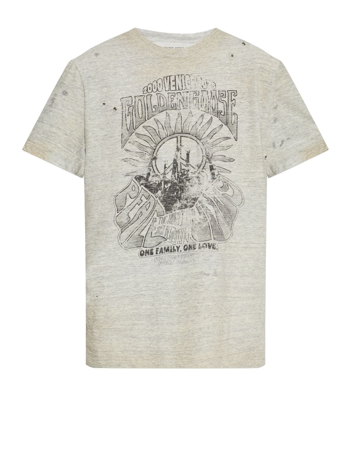 vintage-inspired graphic jersey t-shirt gmp01220 grey melange t-shirts - men