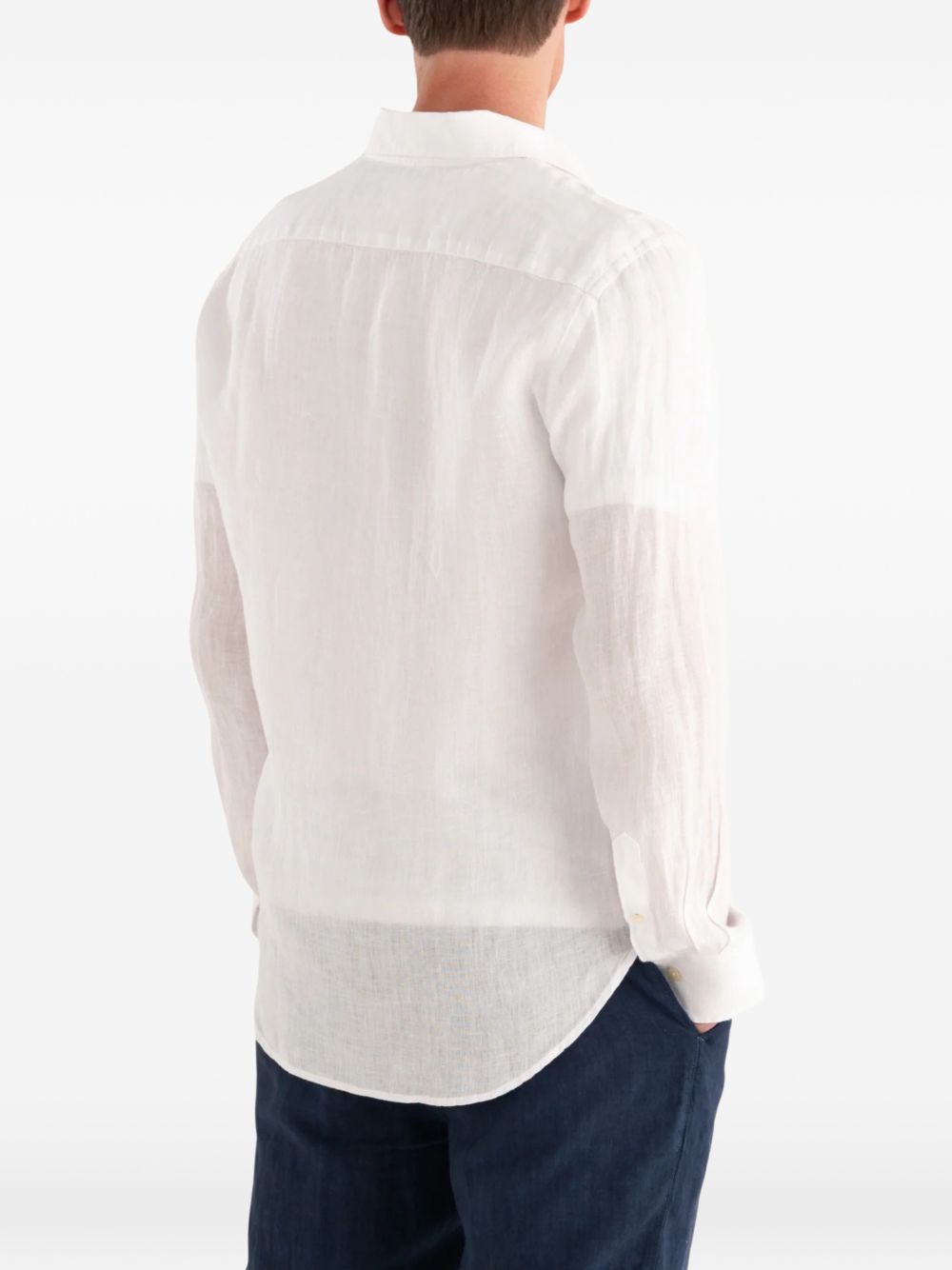 shirt white  120% LINO