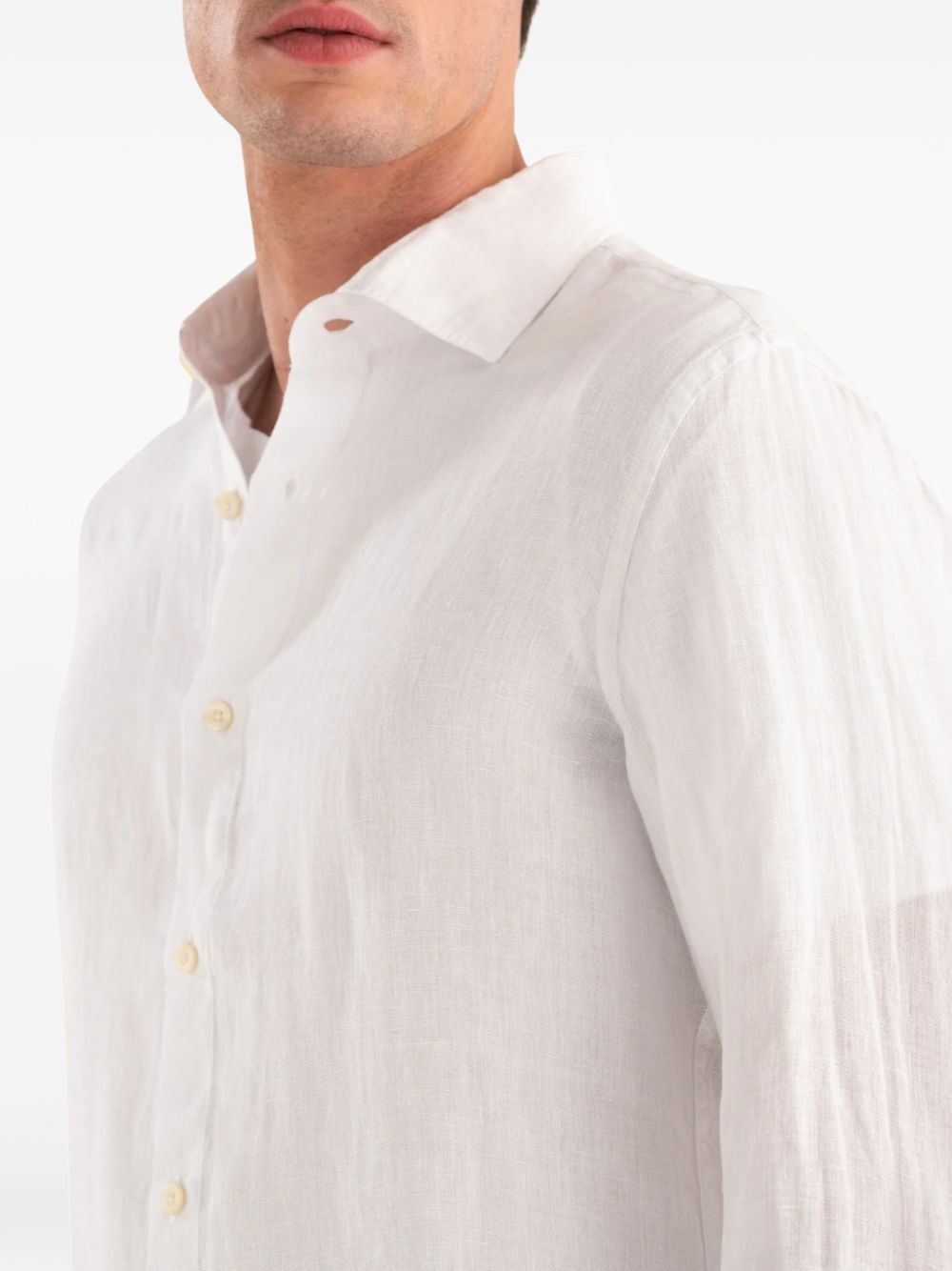 shirt white  120% LINO