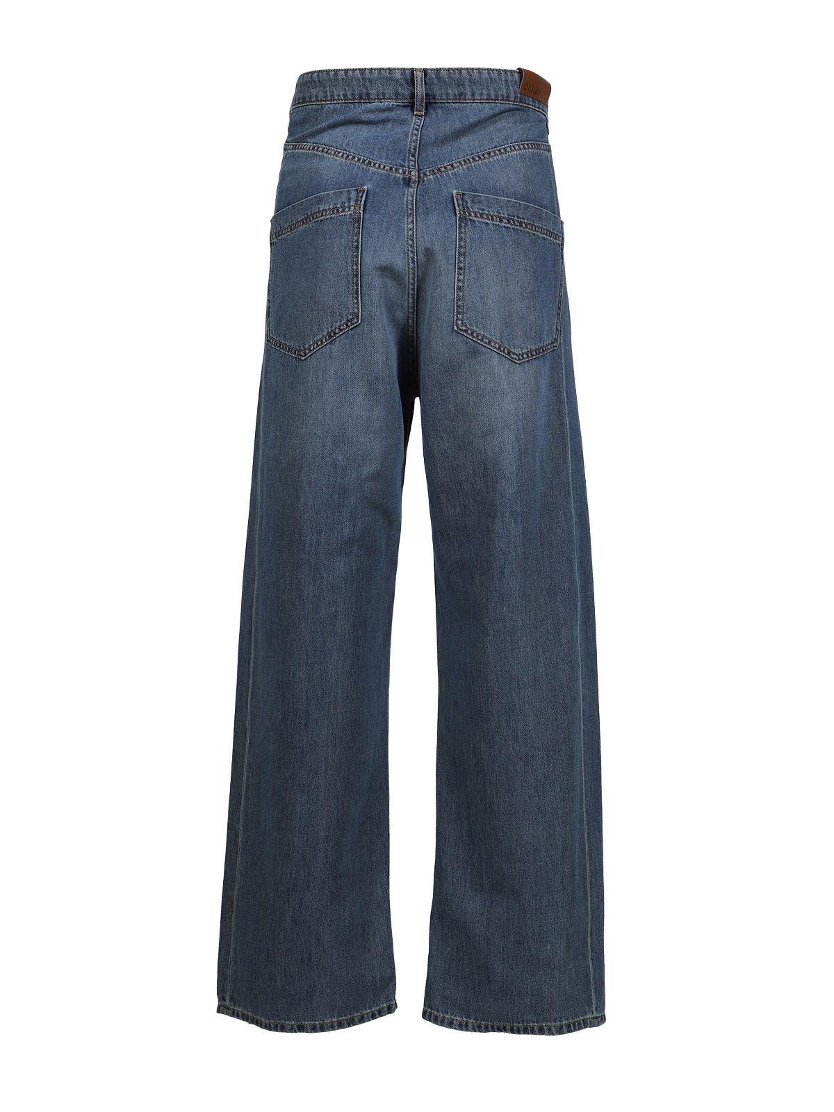 denim ined fold over tencel blue  DARKPARK