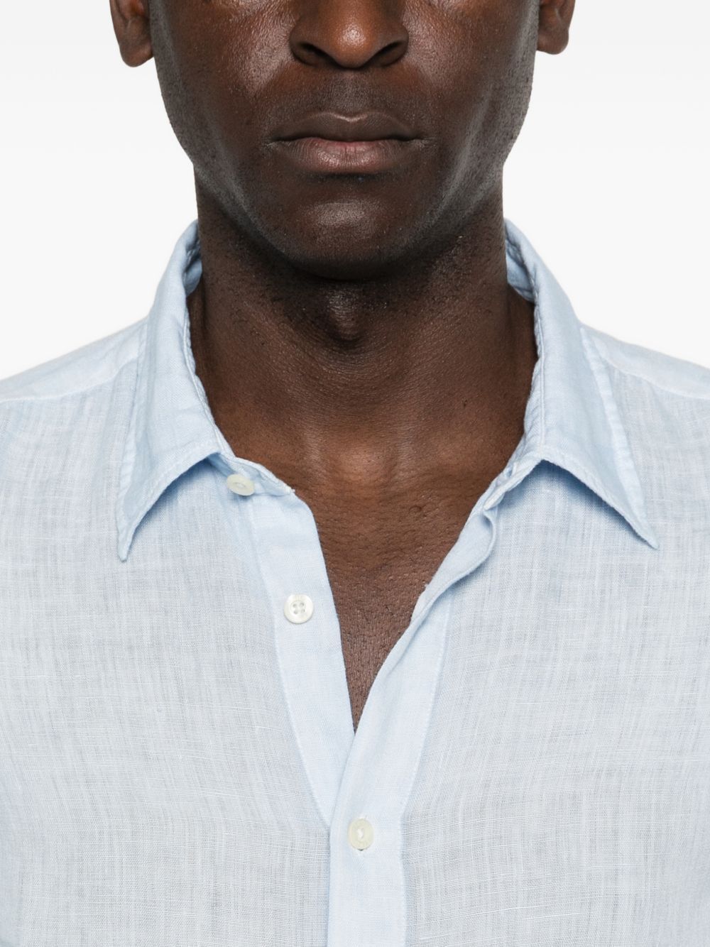 shirt blue 120% LINO