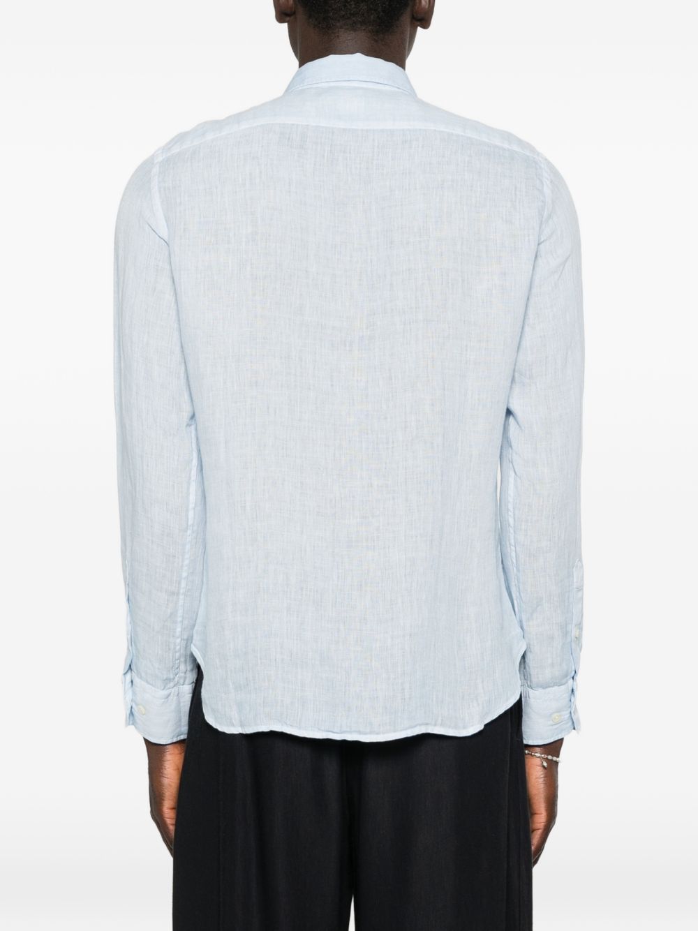 shirt blue 120% LINO