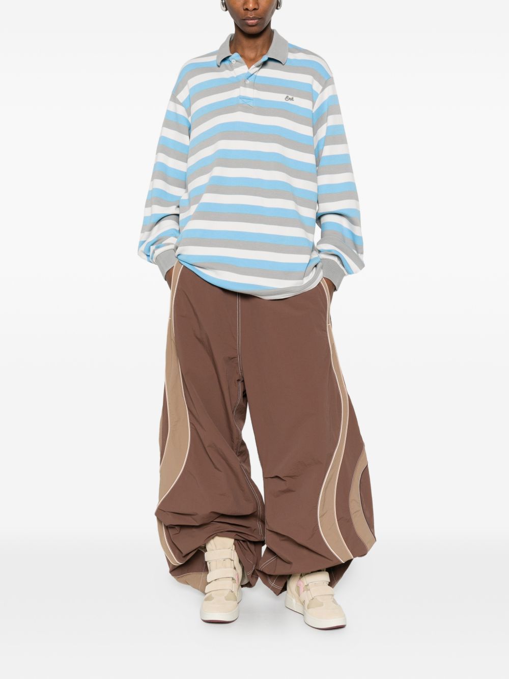 polo striped long sleeve knitwear multicolor ERL