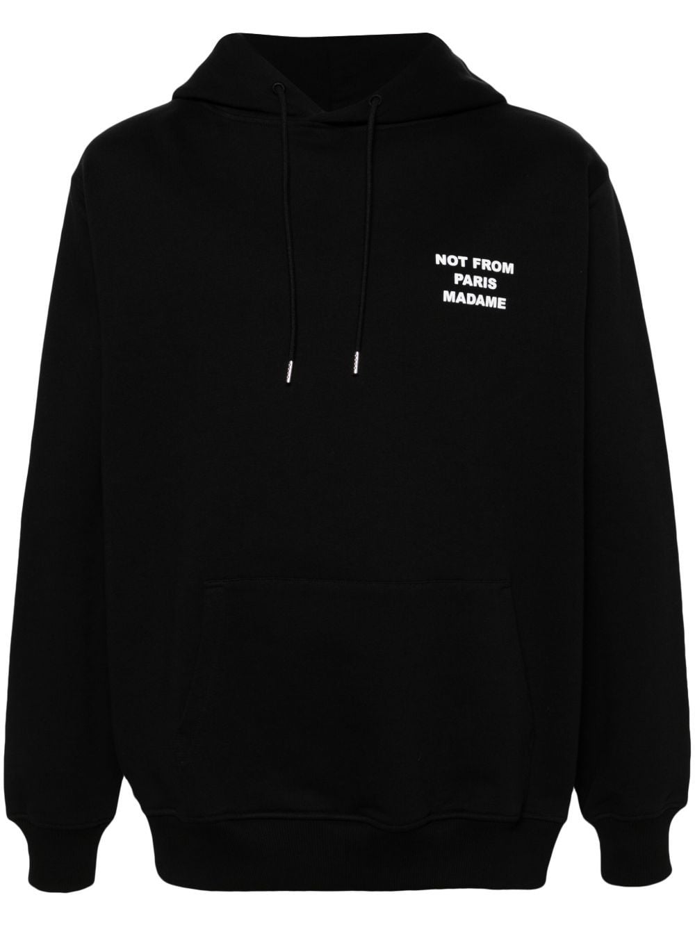 le hoodie slogan nera  felpe con cappuccio - uomo
