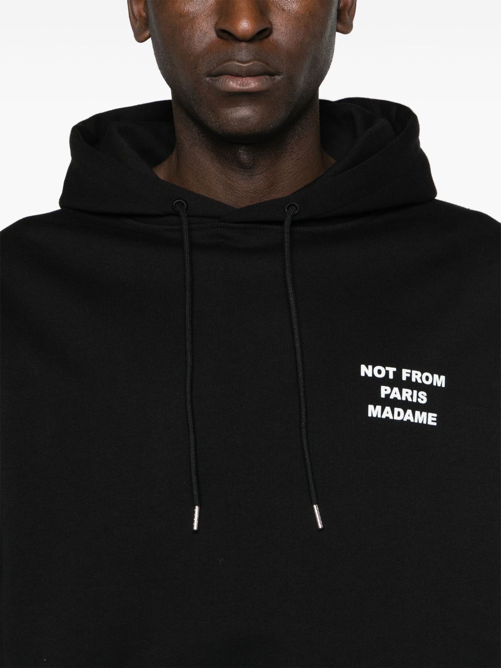 le hoodie slogan nera  felpe con cappuccio - uomo DROLE DE MONSIEUR