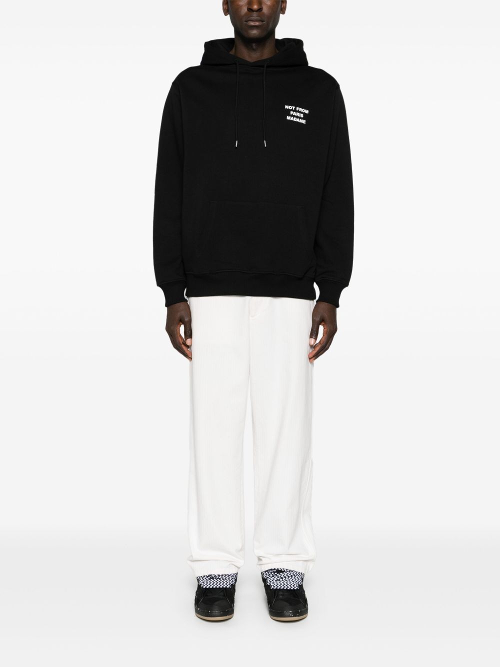 le hoodie slogan nera  felpe con cappuccio - uomo DROLE DE MONSIEUR