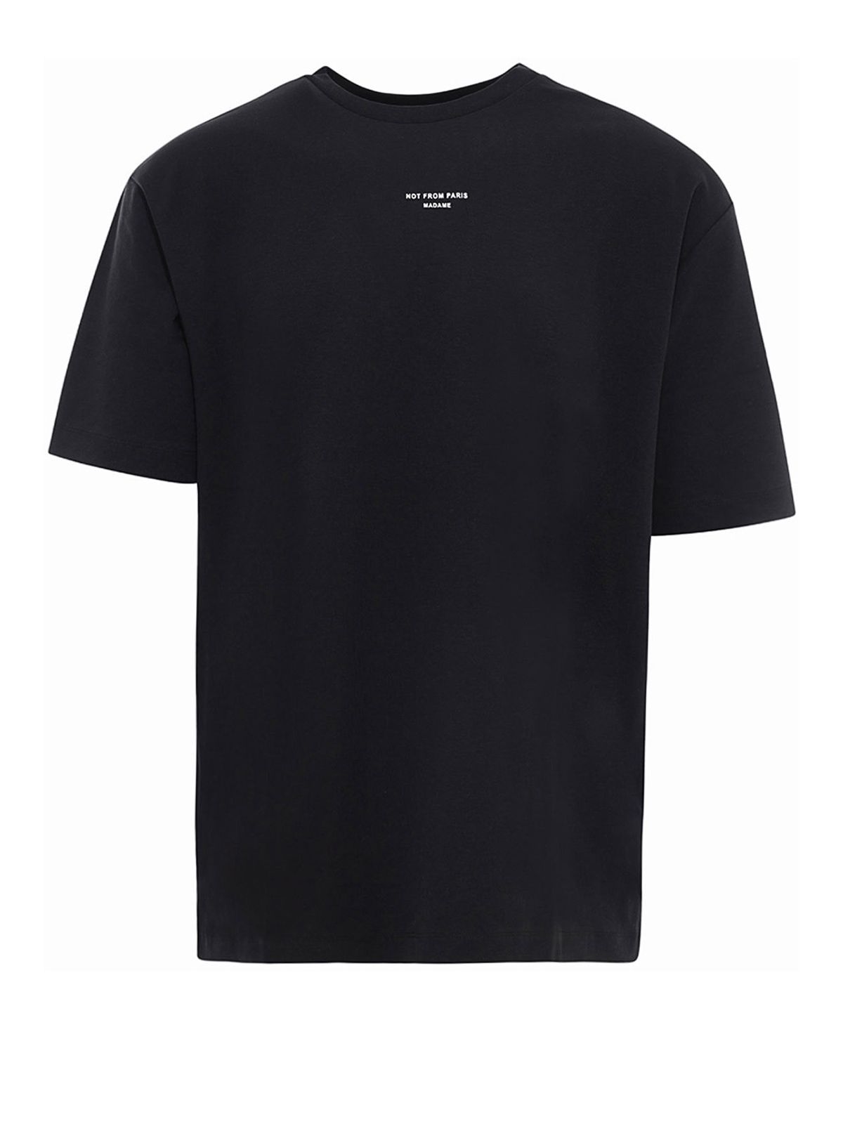 t-shirt slogan classique nera  t-shirt / maglie - uomo DROLE DE MONSIEUR