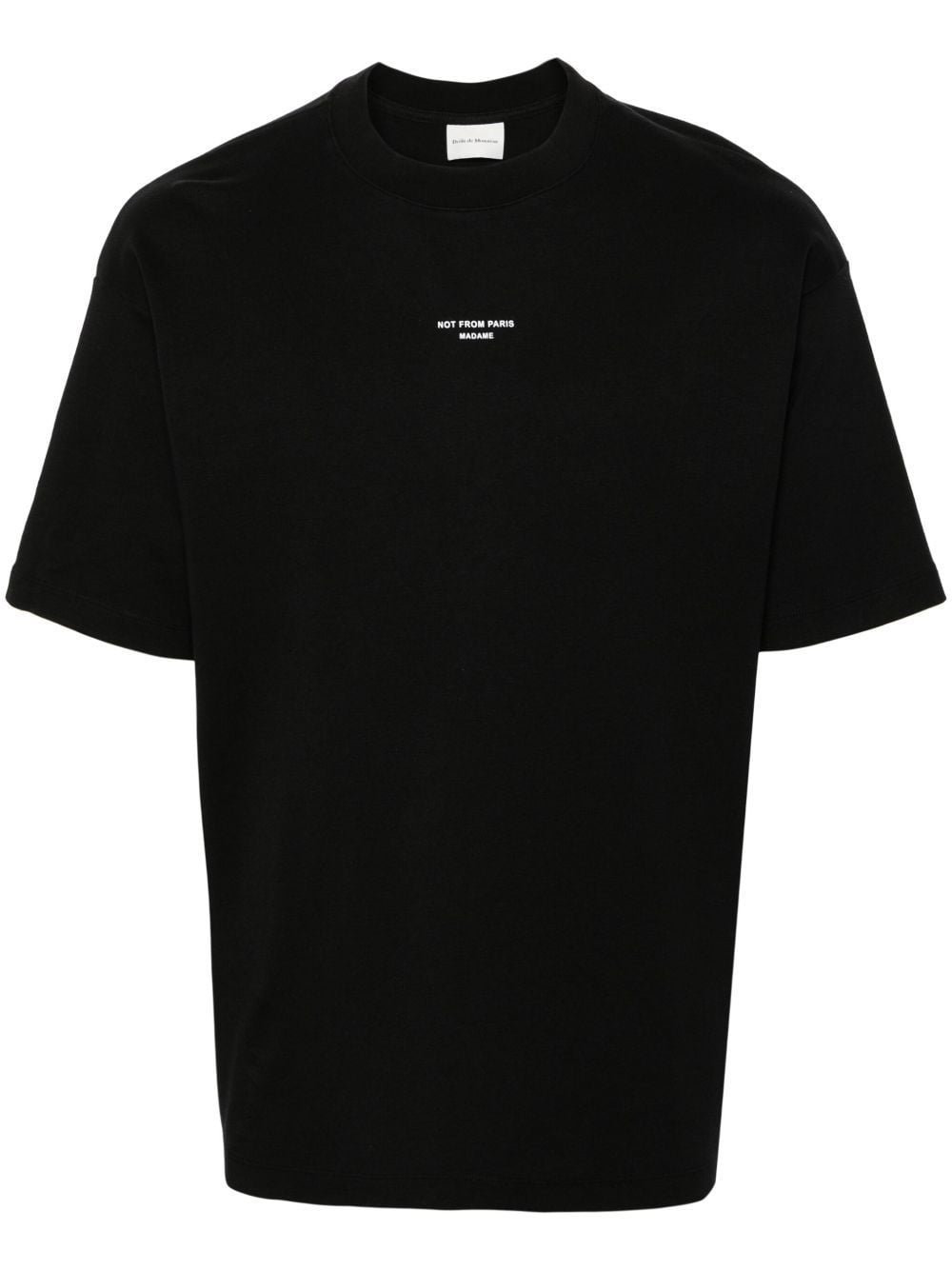 t-shirt slogan classique nera  t-shirt / maglie - uomo