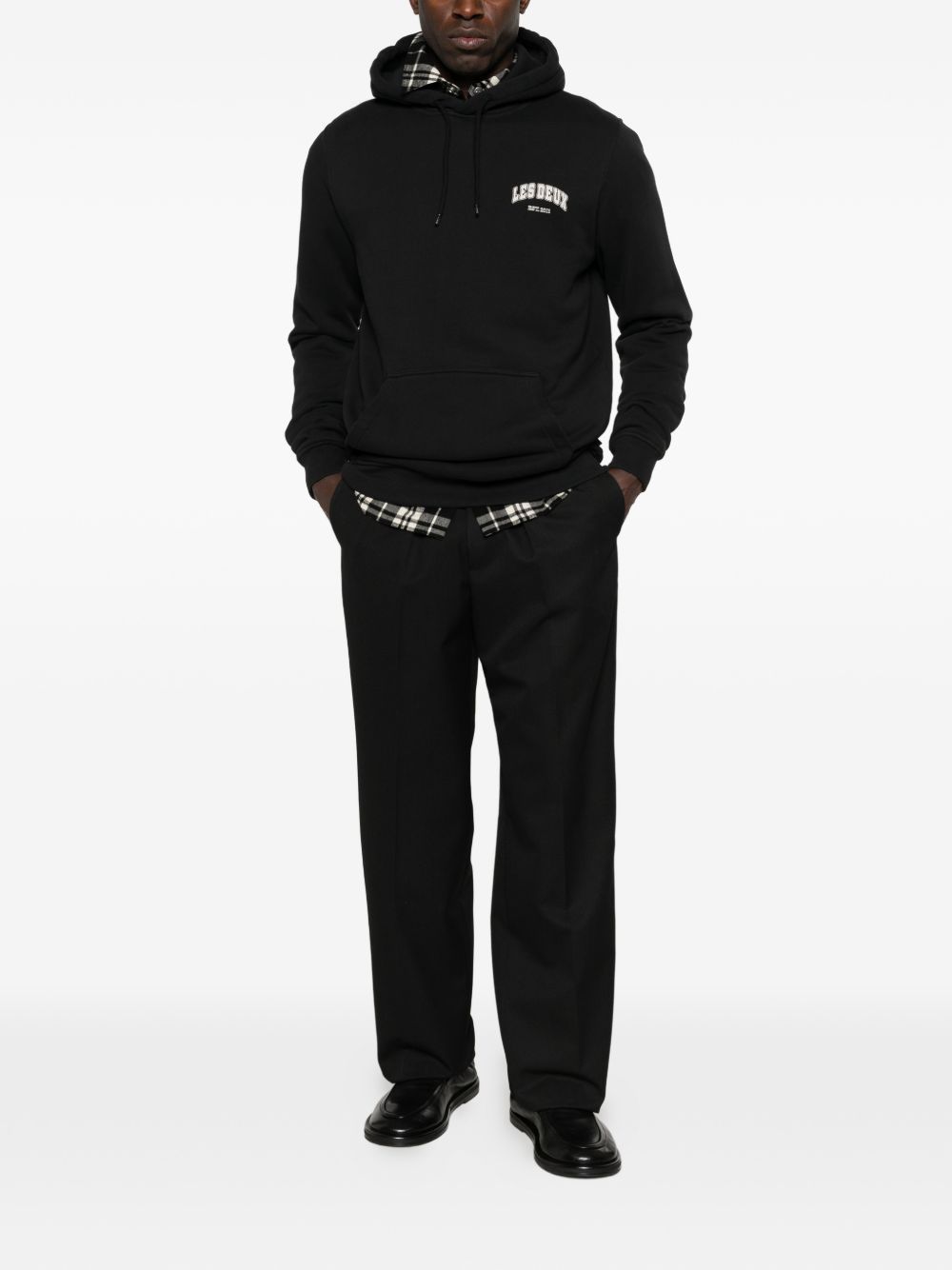 pantalon droit laine black trousers - men DRÔLE DE MONSIEUR
