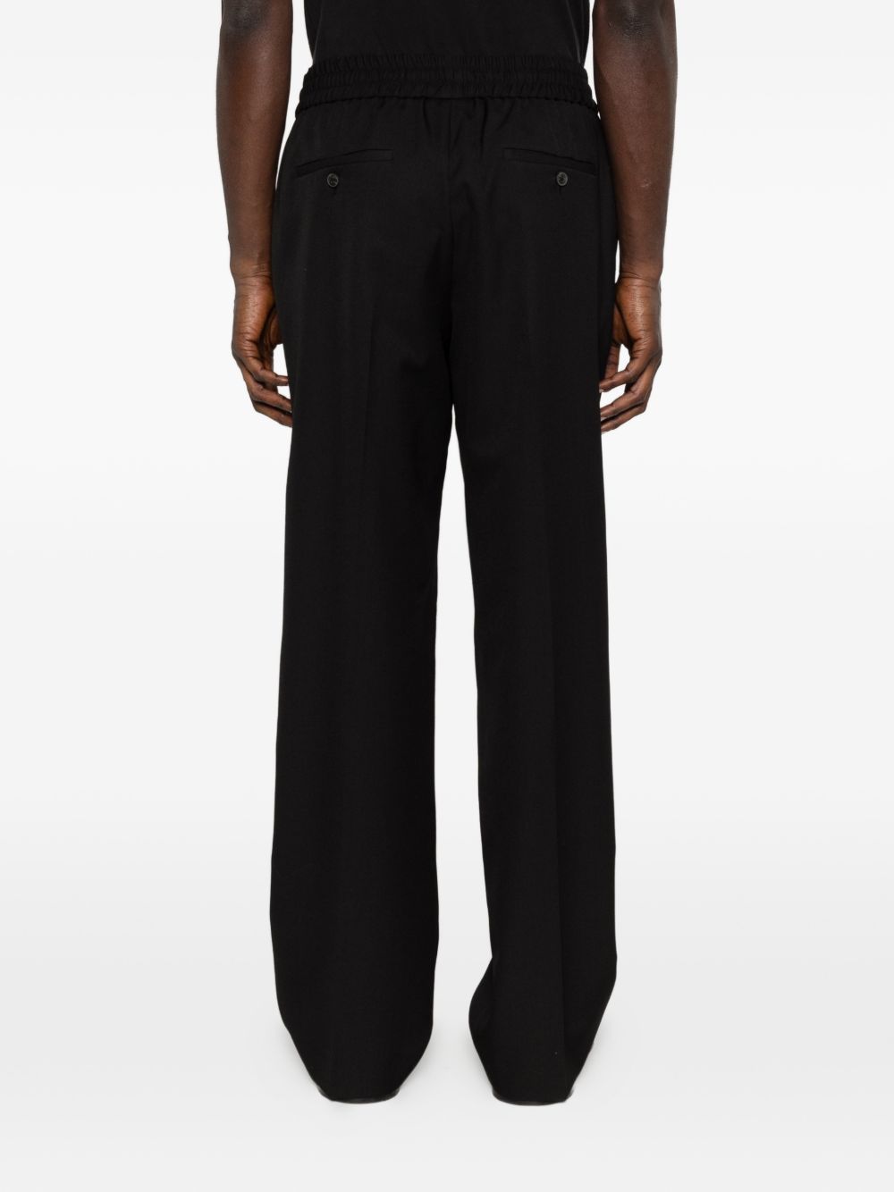 pantalon droit laine black trousers - men DRÔLE DE MONSIEUR