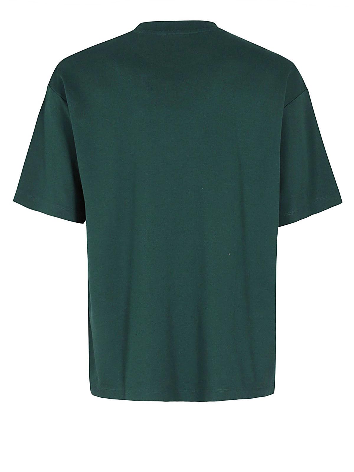 le t-shirt slogan classique dark green t-shirts - men DRÔLE DE MONSIEUR