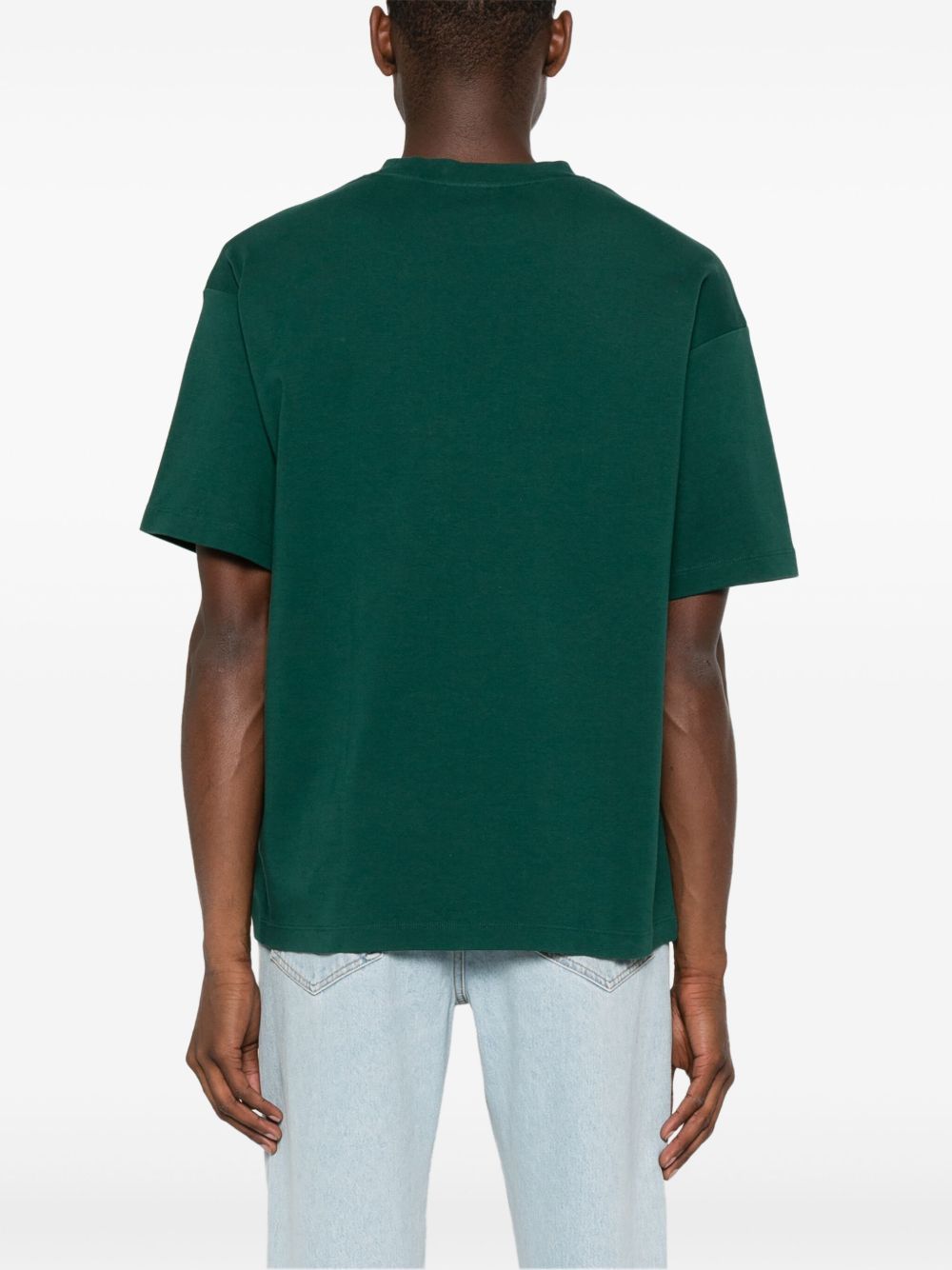 le t-shirt slogan classique dark green t-shirts - men DRÔLE DE MONSIEUR