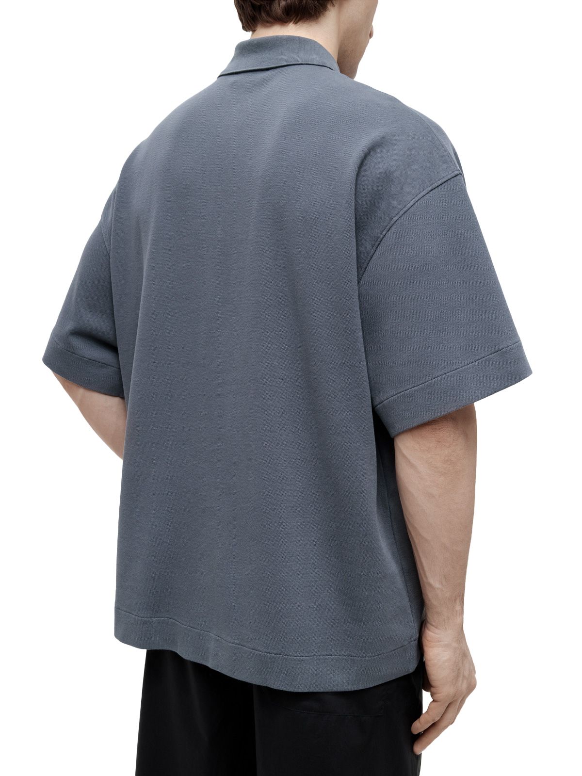 polo cole short sleeved grey  DARKPARK