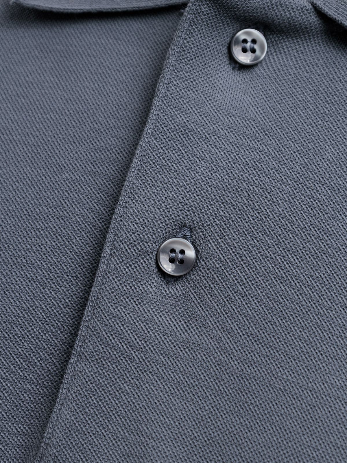 polo cole short sleeved grey  DARKPARK