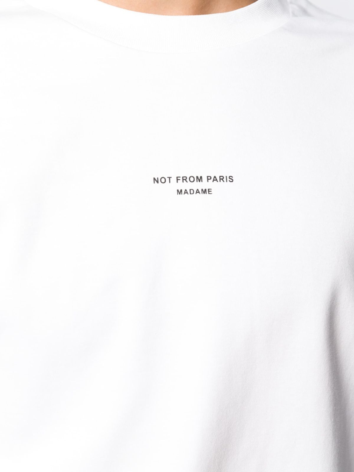 le t-shirt slogan classique optic white t-shirts - men DRÔLE DE MONSIEUR