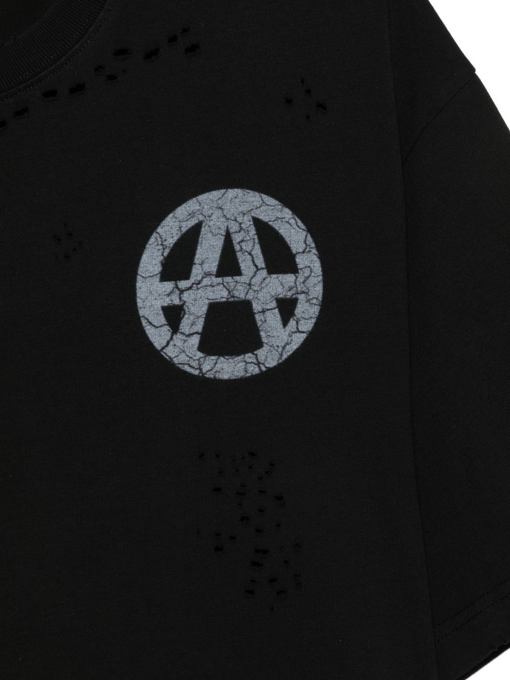 t-shirt anarchy black  ACUPUNCTURE