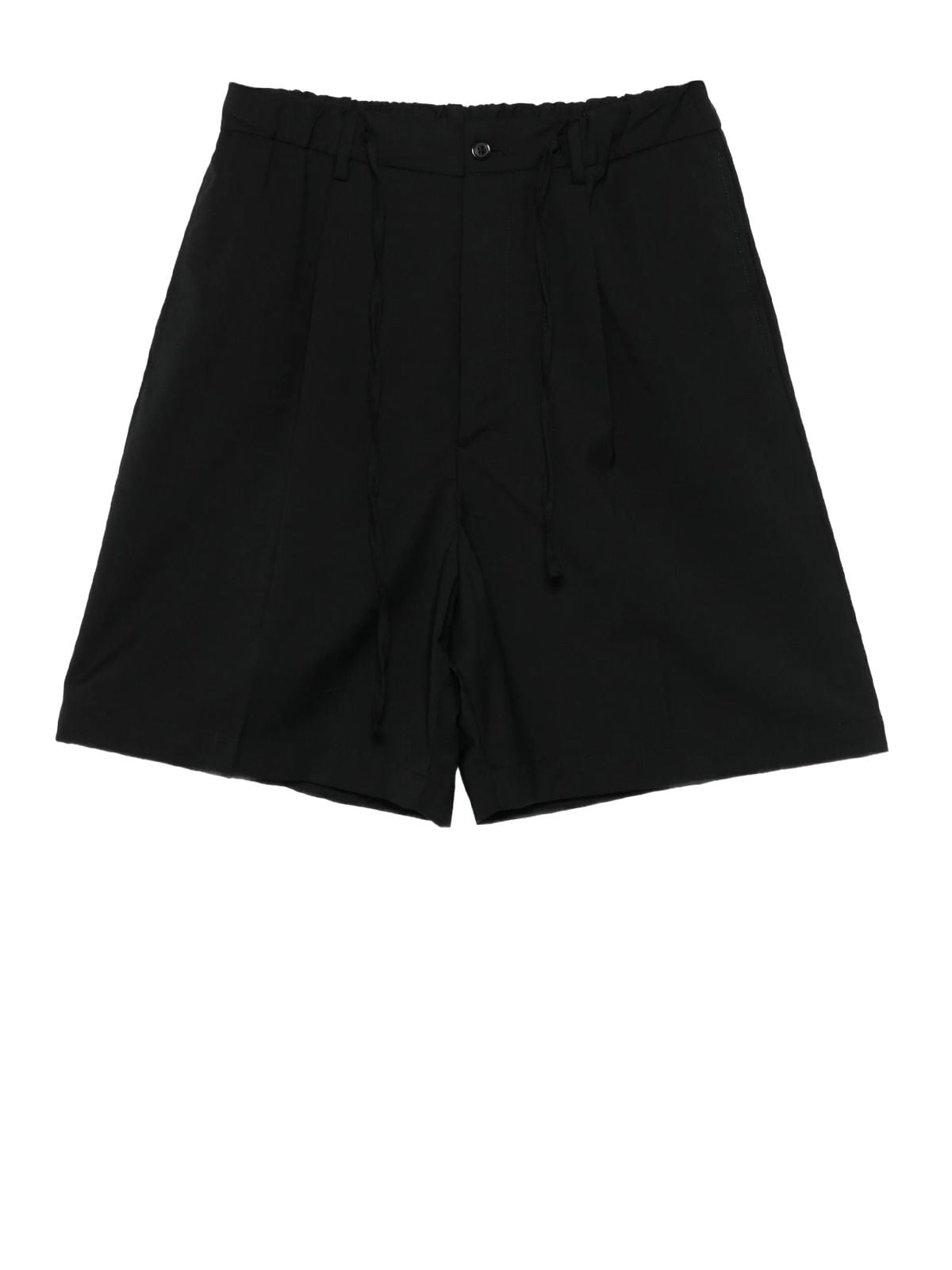 ake virgin wool shorts black shorts - men
