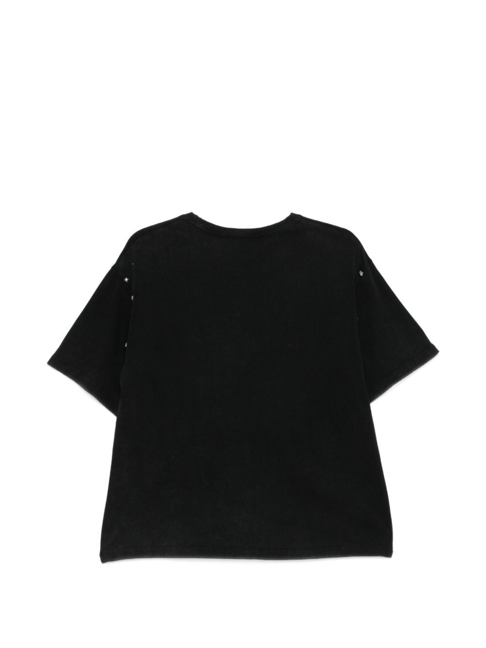 t-shirt studded metal black  ACUPUNCTURE