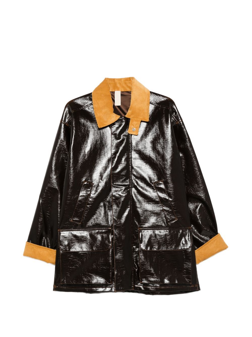 jacket vinyl leisure brown 