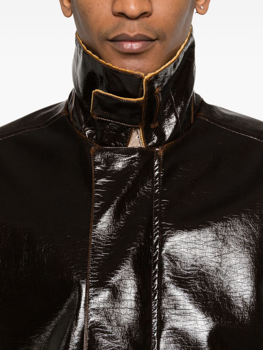 jacket vinyl leisure brown  SUNFLOWER