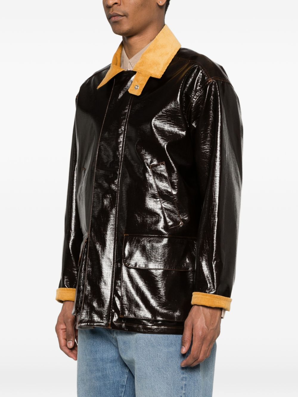 jacket vinyl leisure brown  SUNFLOWER