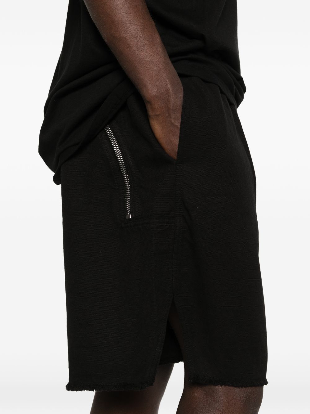 long boxers butt zip black  DRKSHDW