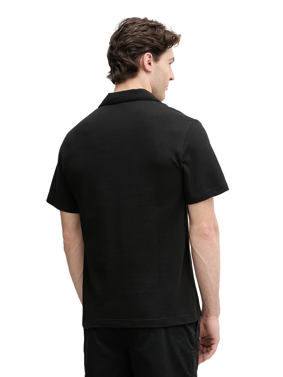 Polo nera LACOSTE
