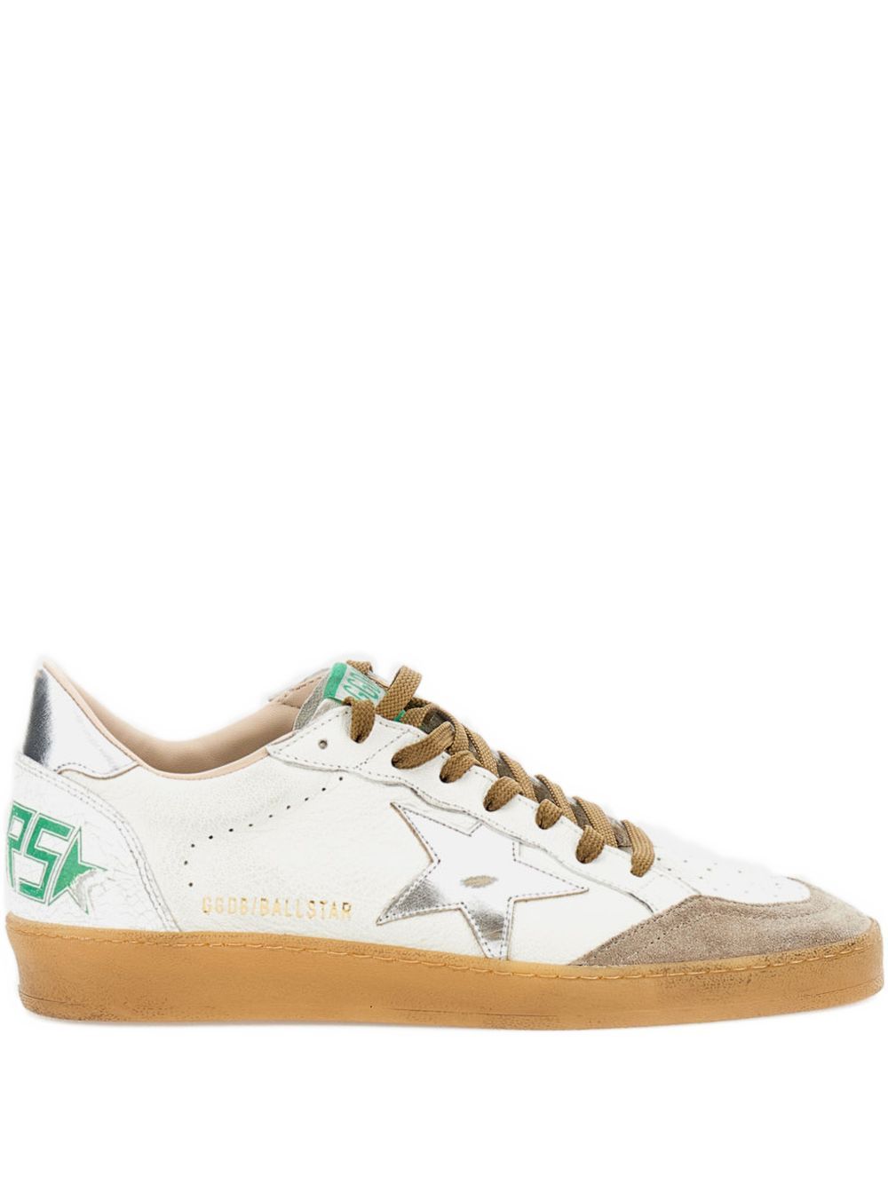 sneakers ballstar beige/bianche