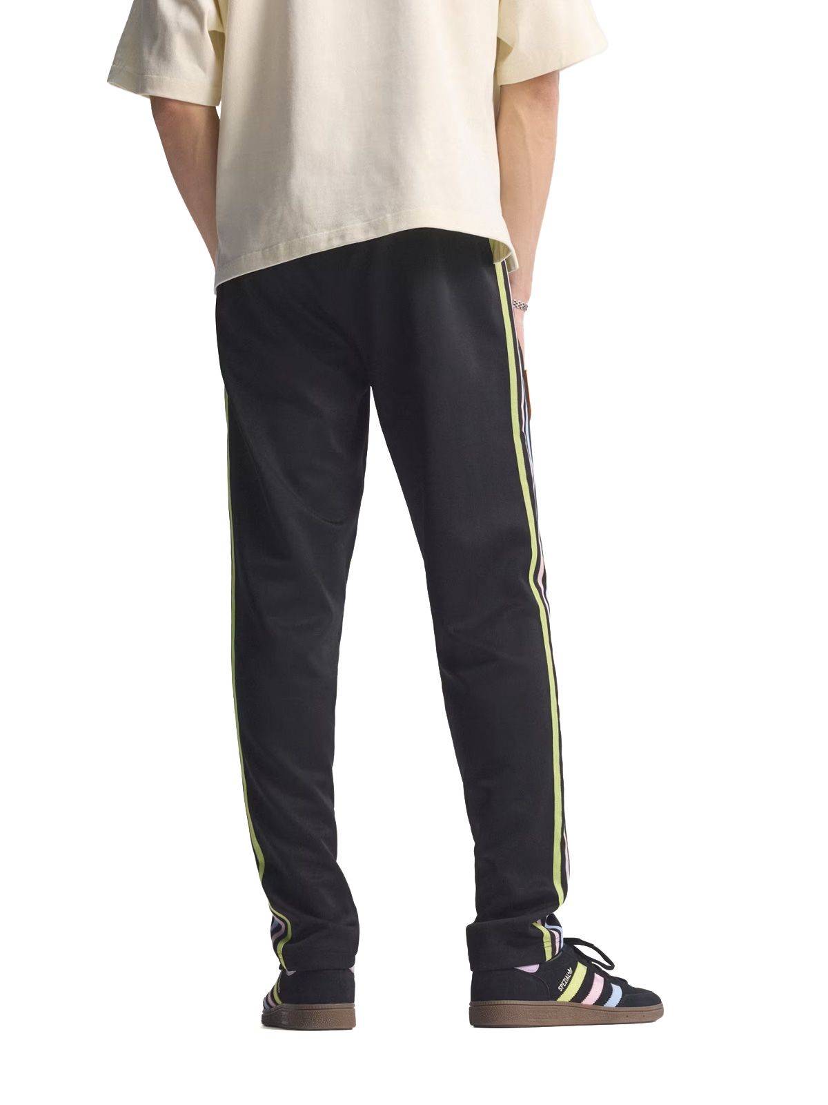 japan originals heritage track pants ka1520 blue / white trousers - men ADIDAS ORIGINALS