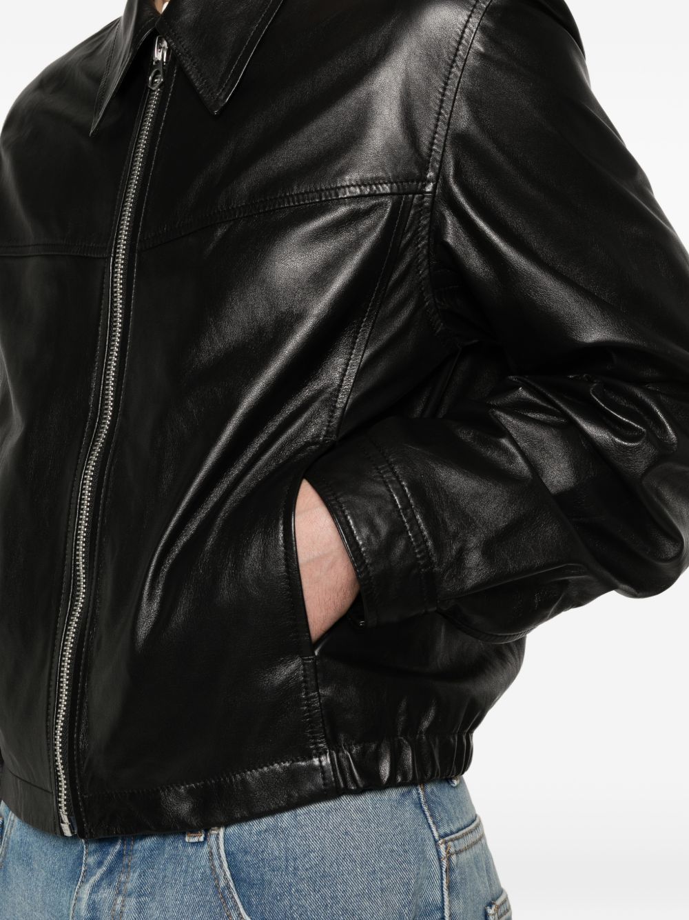 biker blouson black  LEMAIRE