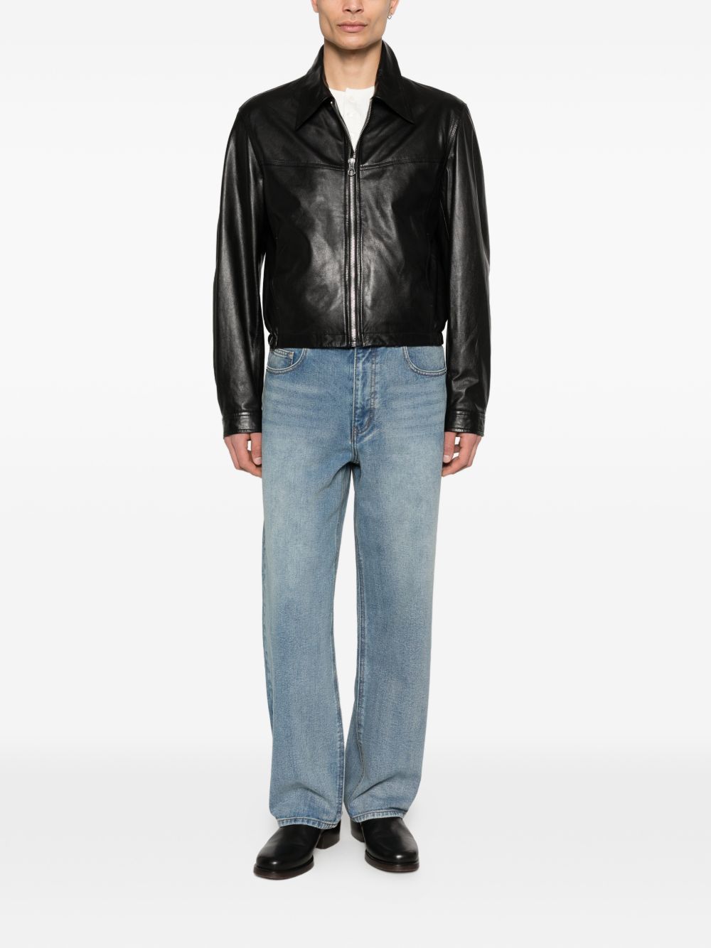 biker blouson black  LEMAIRE