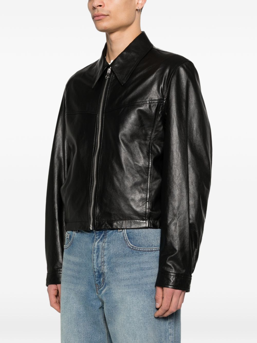 biker blouson black  LEMAIRE