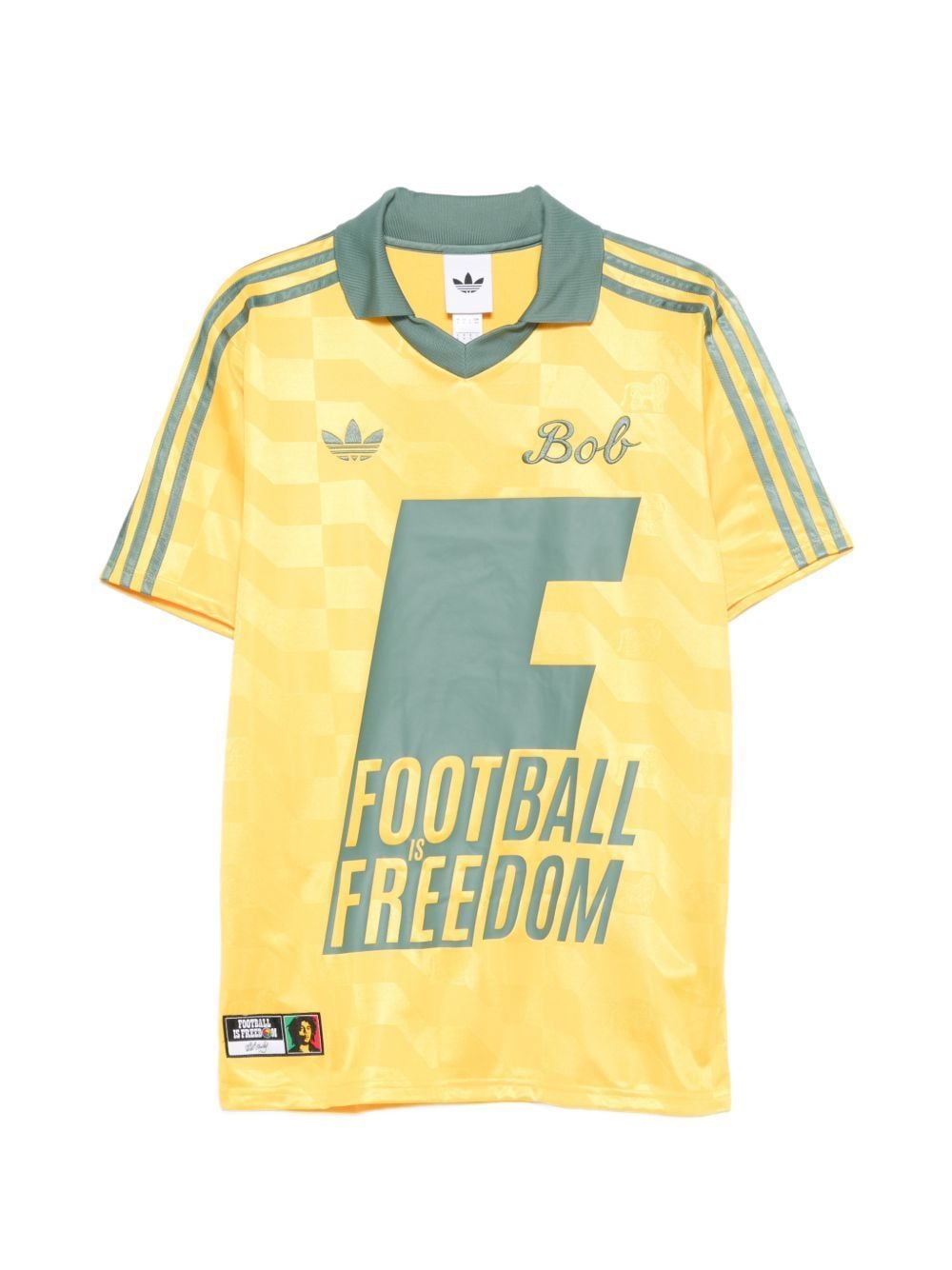 bob marley originals heritage jersey ka8907 yellow / collegiate royal jerseys - men