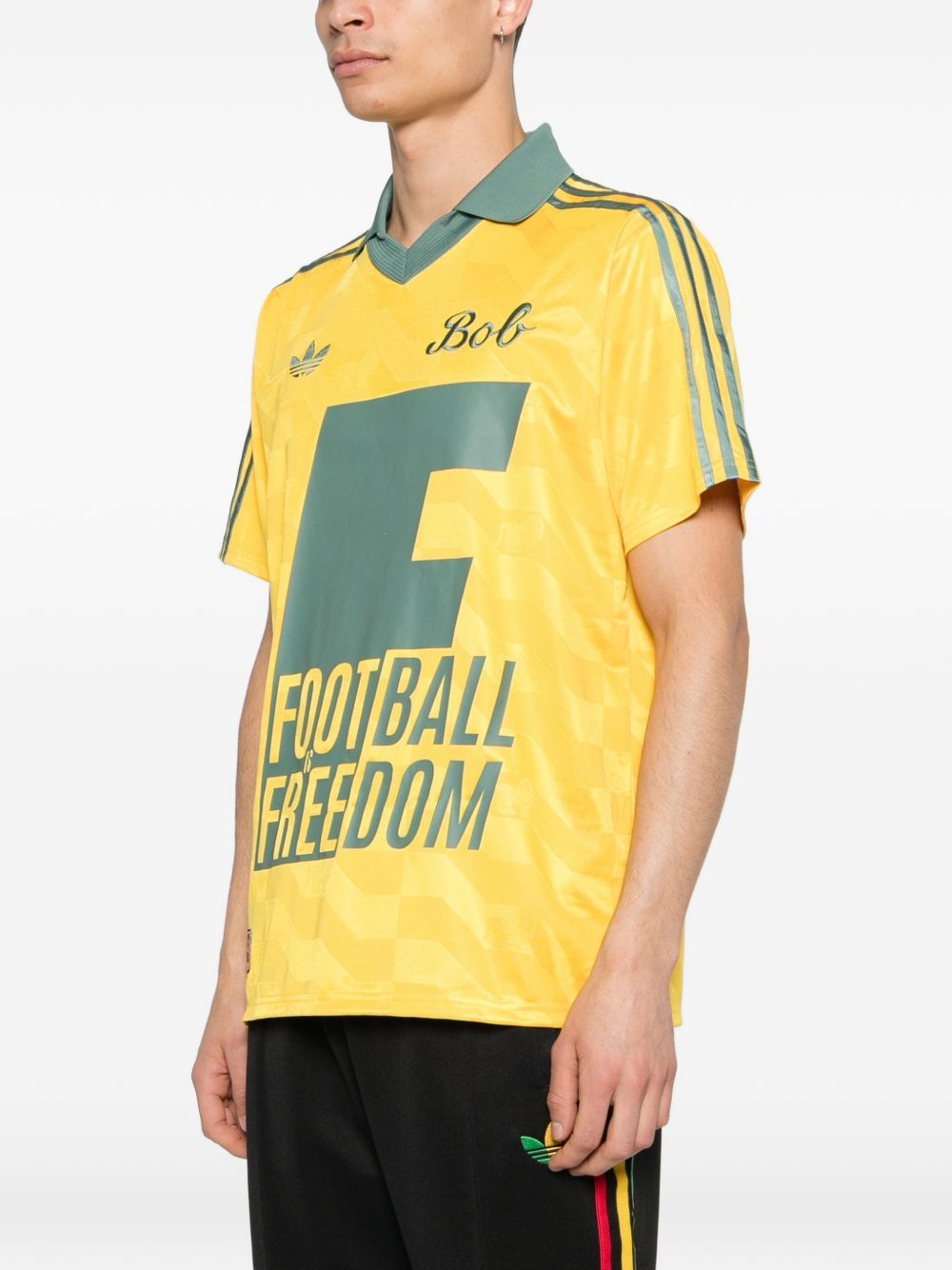 maglia heritage bob marley originals ka8907 giallo / verde / rosso maglie - uomo ADIDAS ORIGINALS