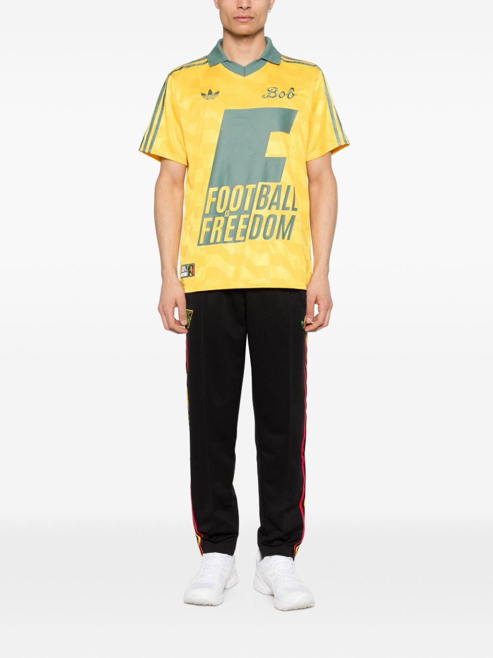 maglia heritage bob marley originals ka8907 giallo / verde / rosso maglie - uomo ADIDAS ORIGINALS