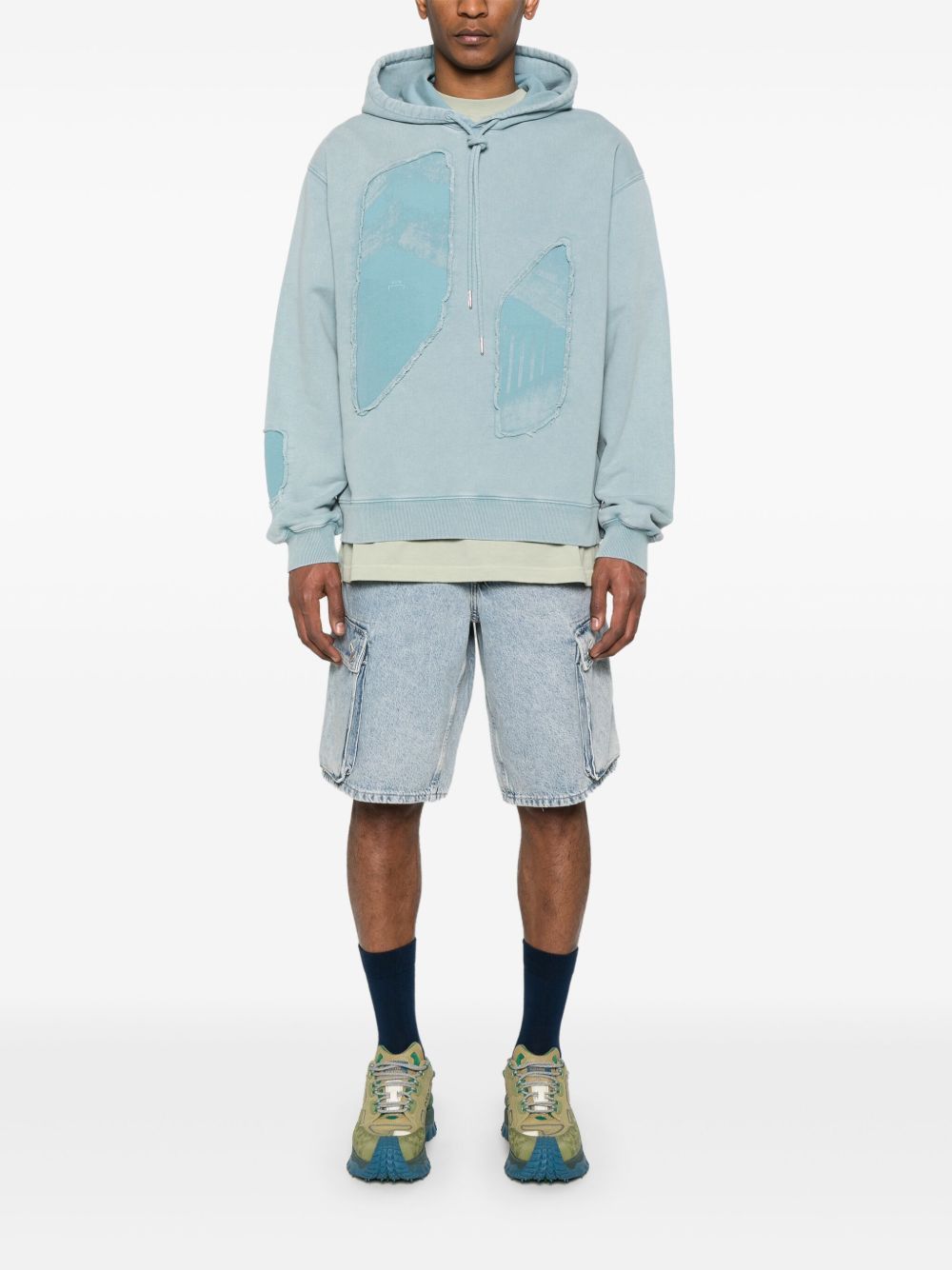 pantaloncini 478 baggy cargo blu LEVI'S