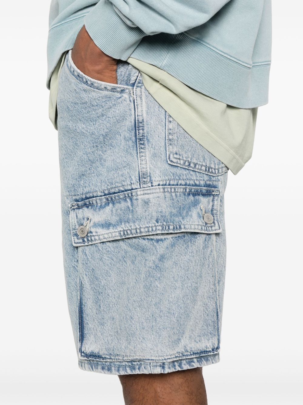 pantaloncini 478 baggy cargo blu LEVI'S