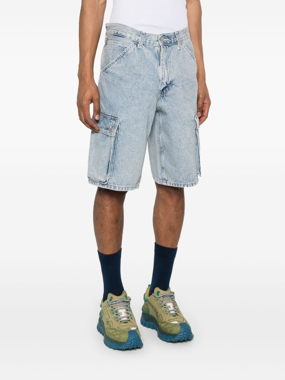 pantaloncini 478 baggy cargo blu LEVI'S