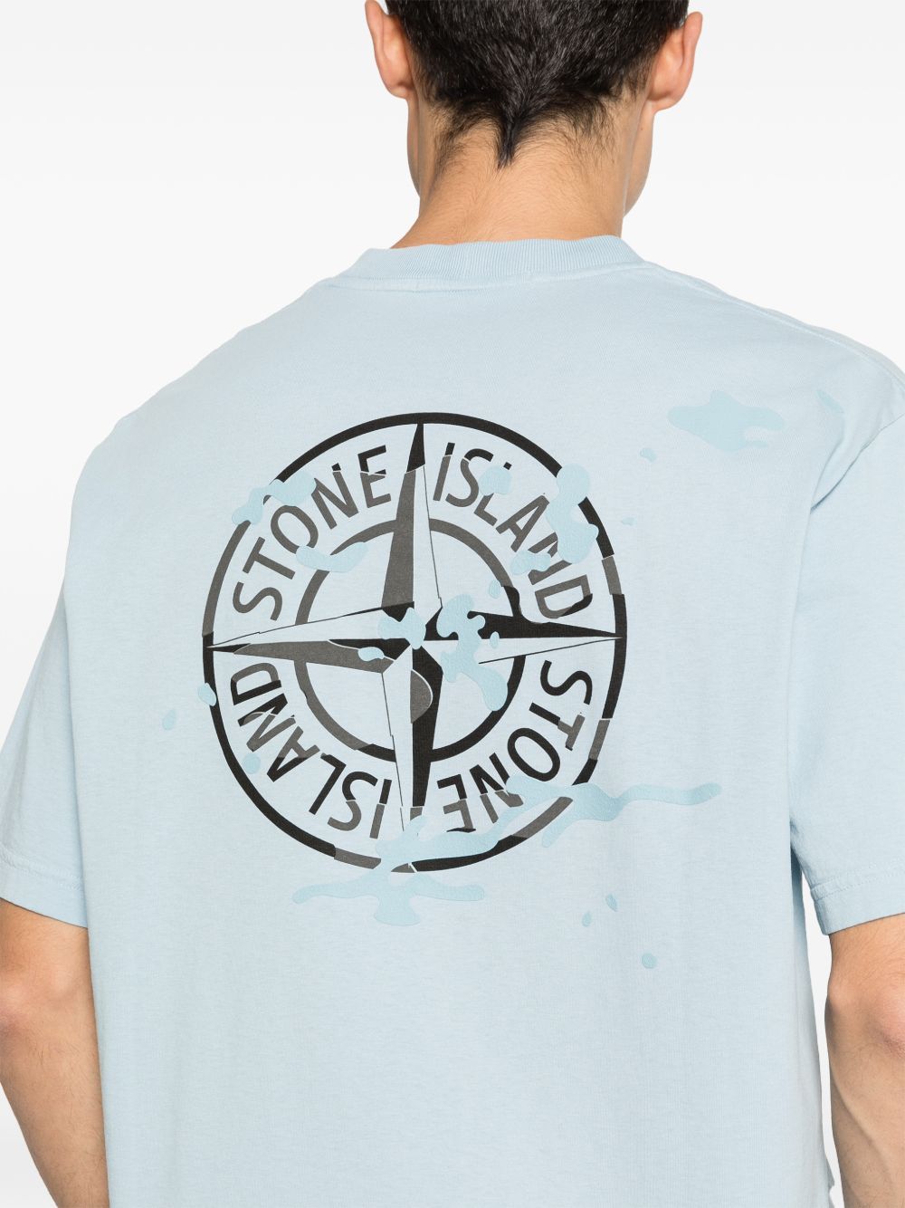 t-shirt dust blue  STONE ISLAND