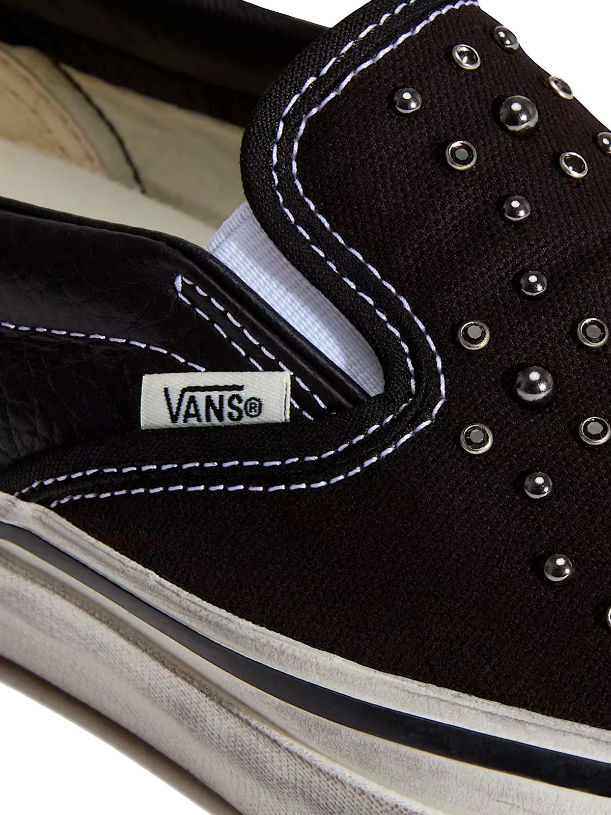 premium classic slip-on vn000d9pbka nere scarpe - men VANS
