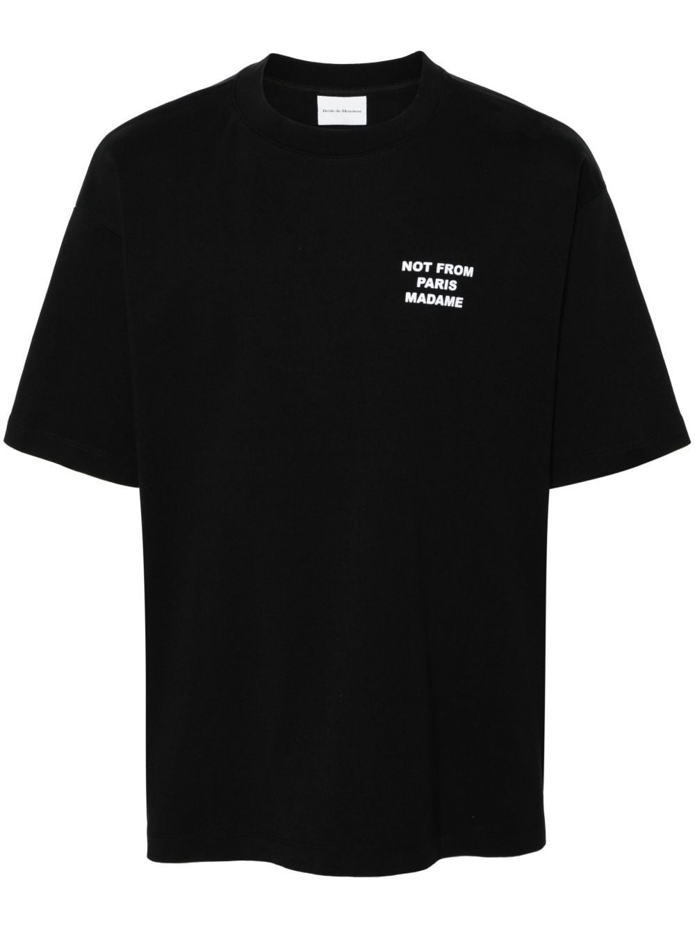t-shirt slogan nera  t-shirt / maglie - uomo