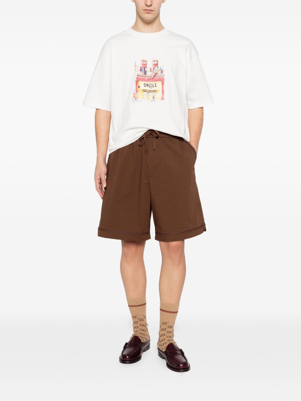 t-shirt cafe panna DROLE DE MONSIEUR