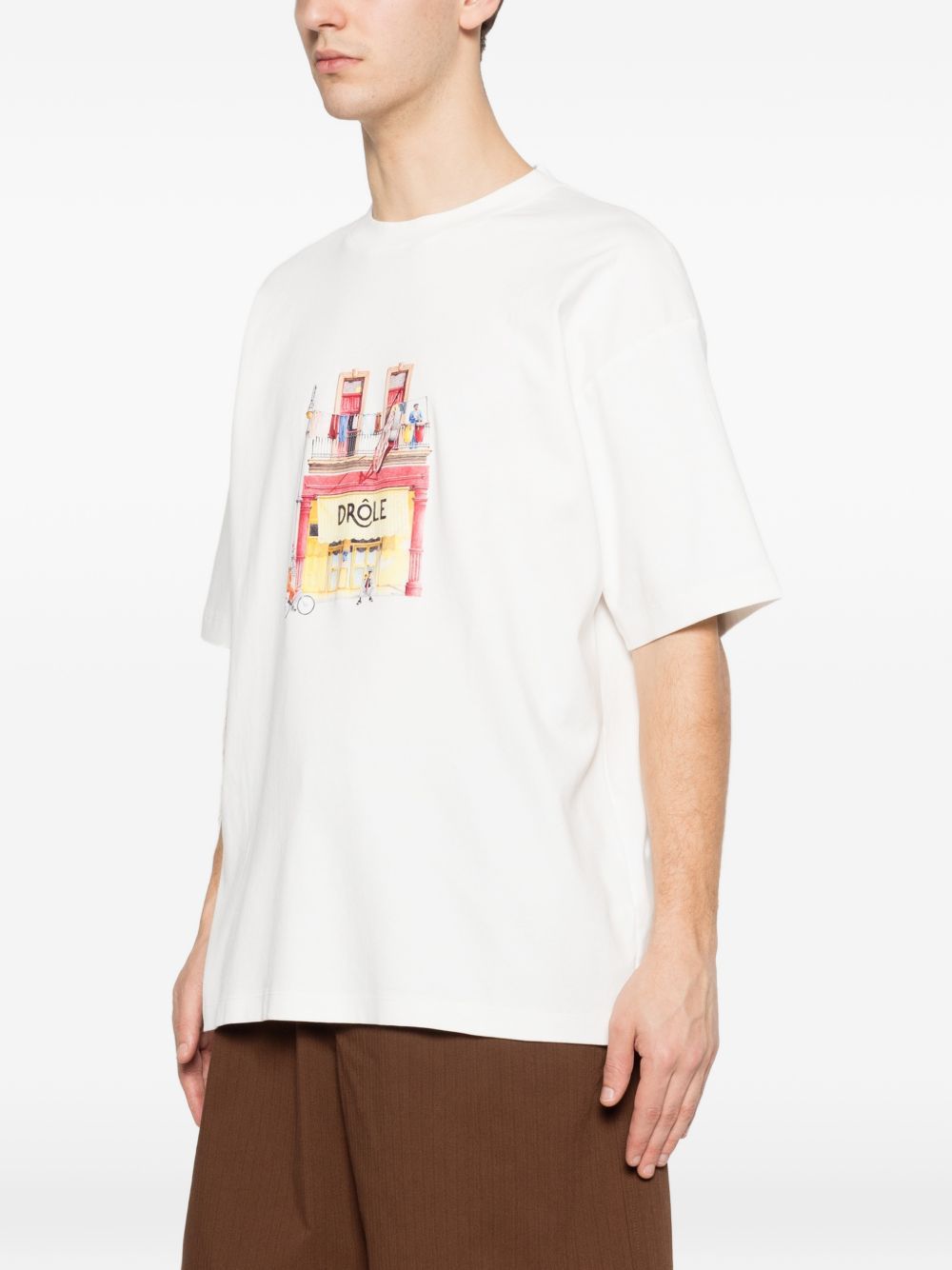 t-shirt cafe panna DROLE DE MONSIEUR