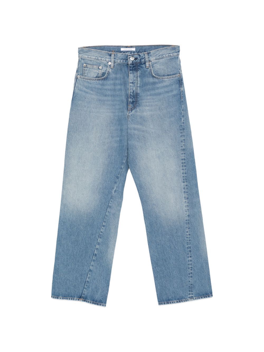 jeans blue wide twist