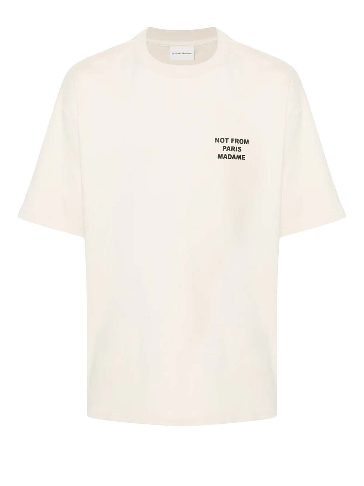 t-shirt slogan mastic t-shirt - uomo DROLE DE MONSIEUR
