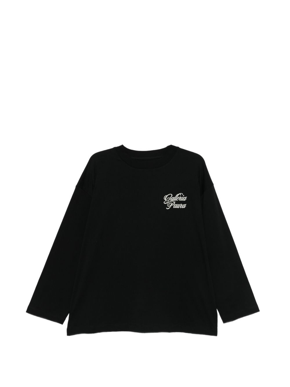 sweatshirt ollie oversized ls corsivo black