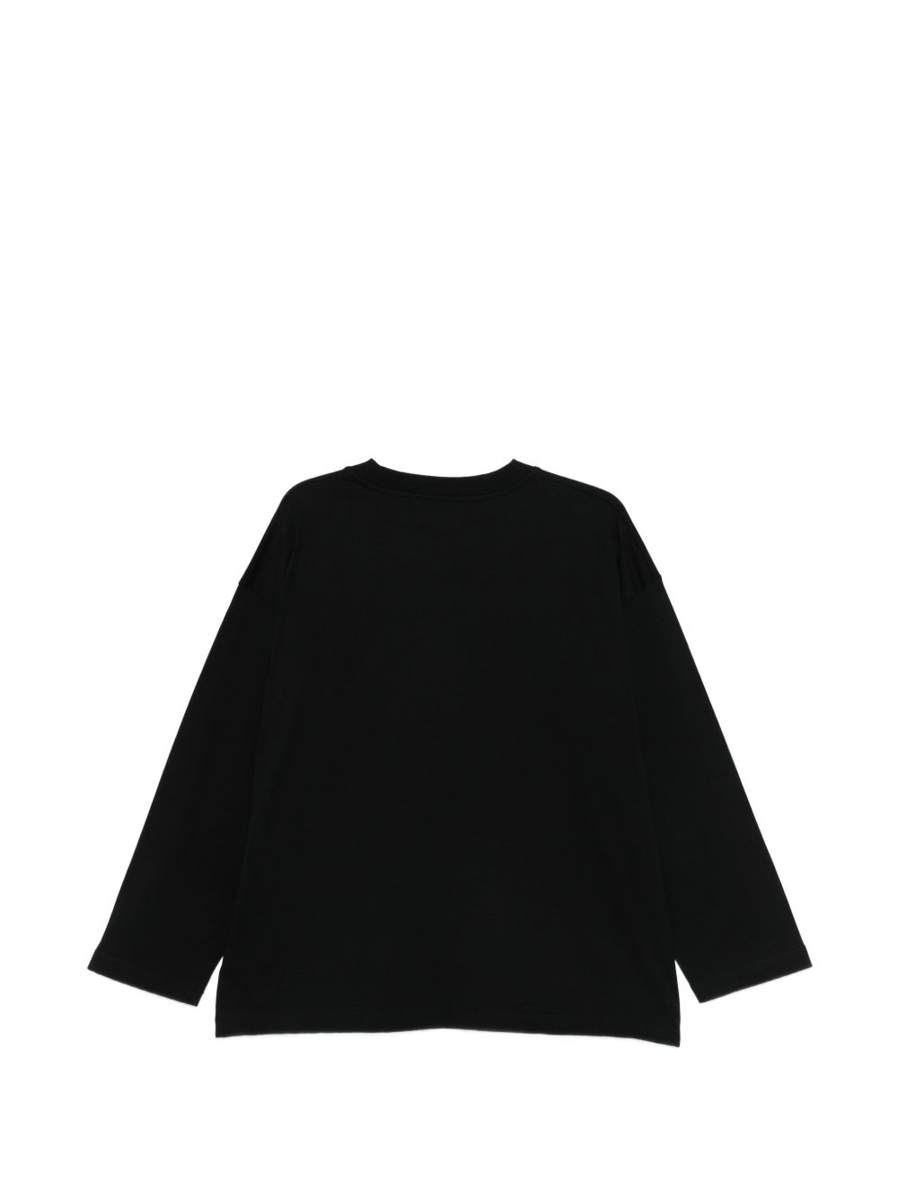 sweatshirt ollie oversized ls corsivo black PAURA