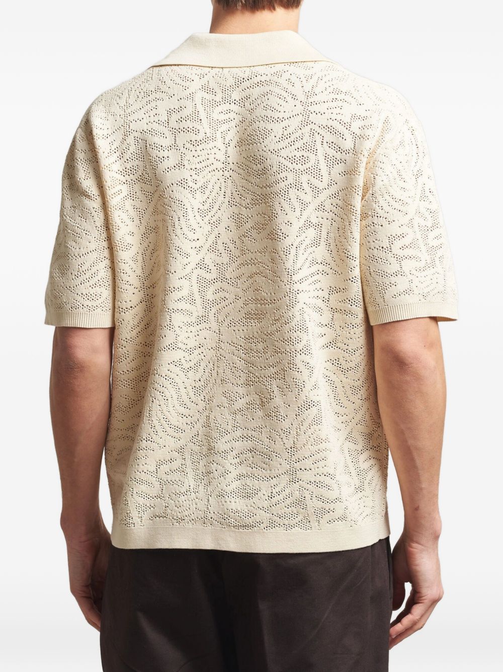 shirt lace knit cream DRÔLE DE MONSIEUR