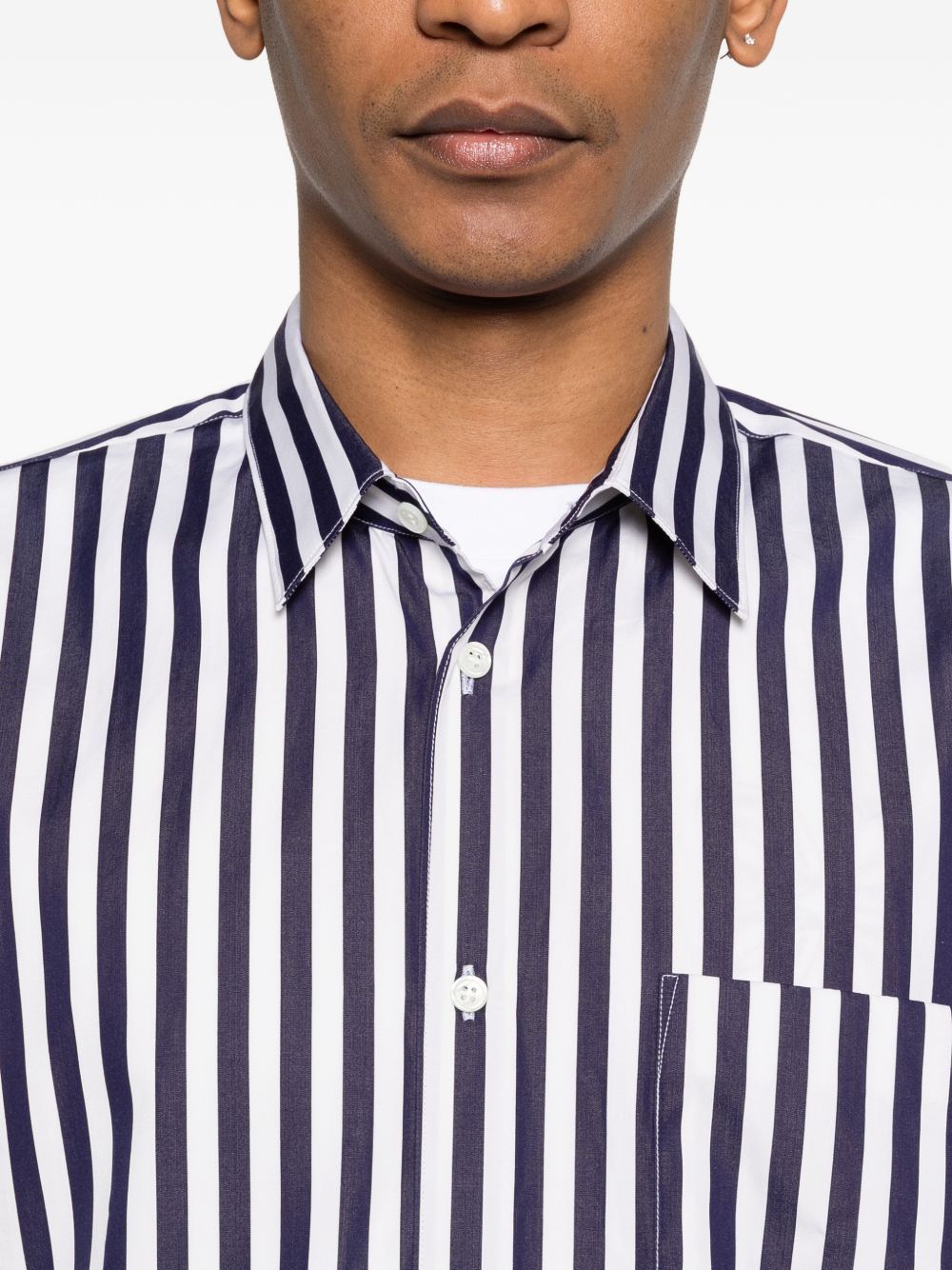 camicia a righe blu/bianca  COMME DES GARCONS SHIRT