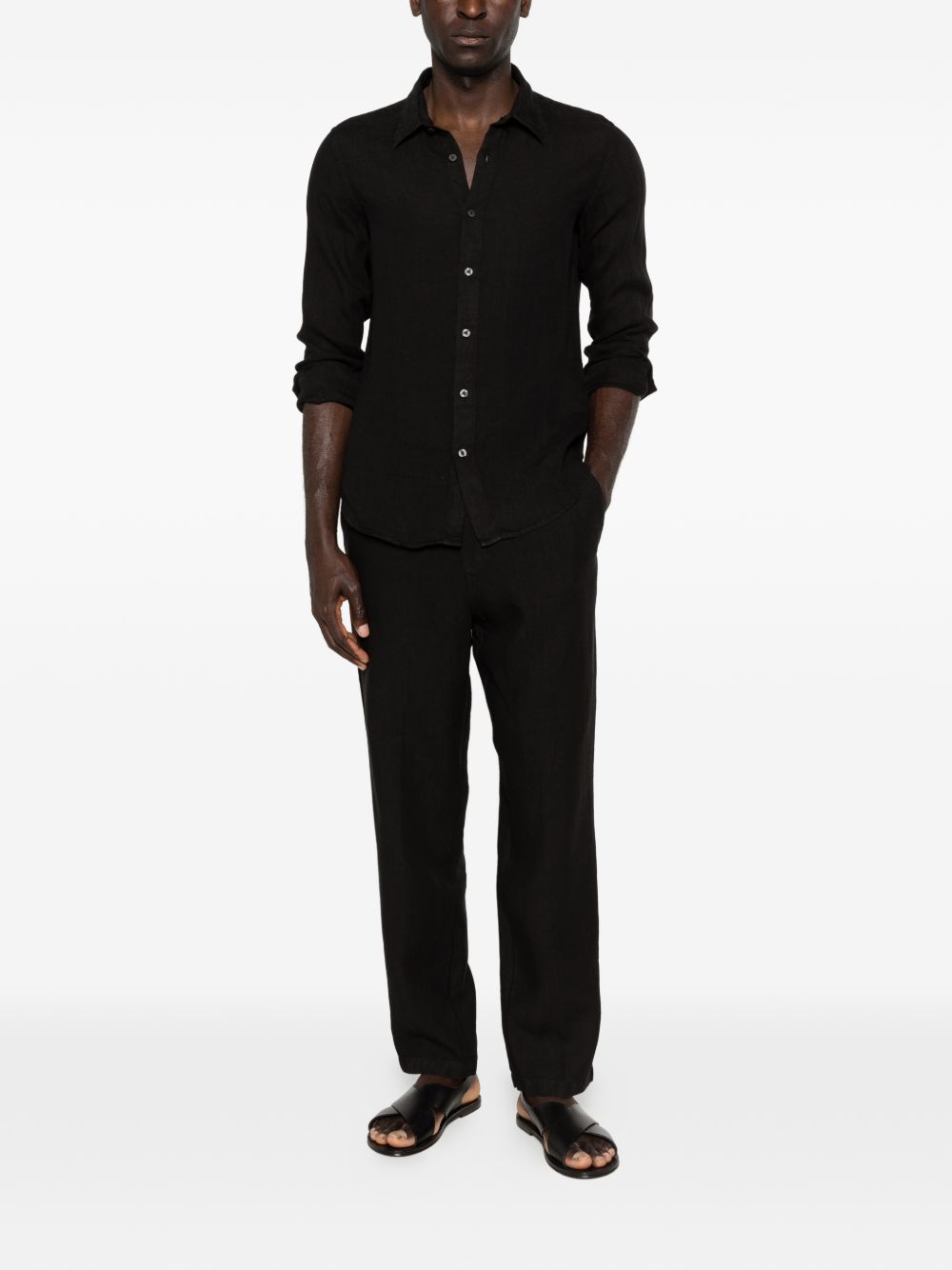 pants butter black  120% LINO